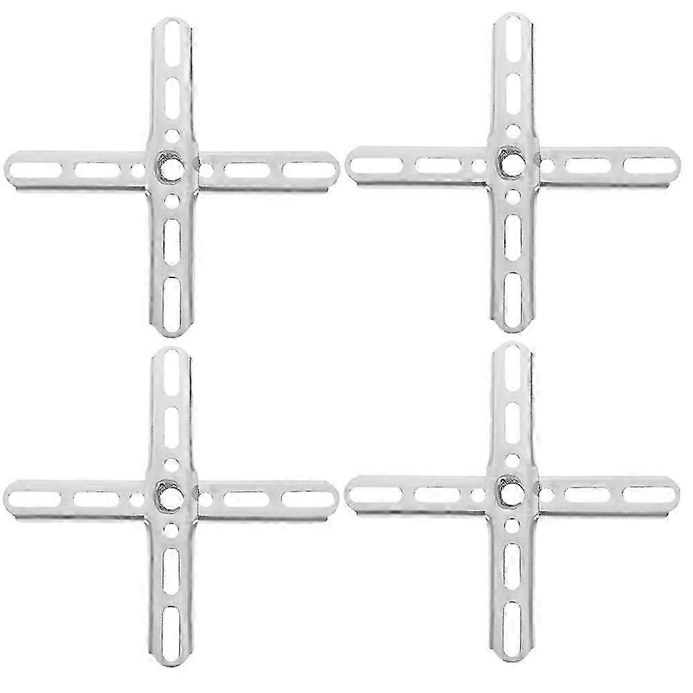 Ceiling Light Mounting Bracket, Silver Iron, 8-Pack for Hanging Lamps and Ceiling Fixtures