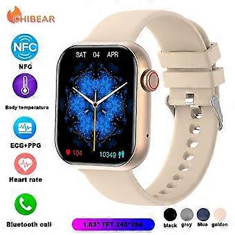 2023 Nuevo reloj inteligente de llamada Bluetooth Pantalla táctil completa Pulsera de fitness deportiva impermeable Reloj inteligente ECG + PPG de 1,83 pulgadas para adultos