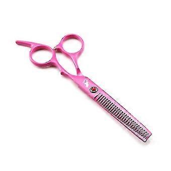 Pink Professional 6,0 Zoll Haarschneideschere Japan 440c Stahl Scharfe Gerade Schere