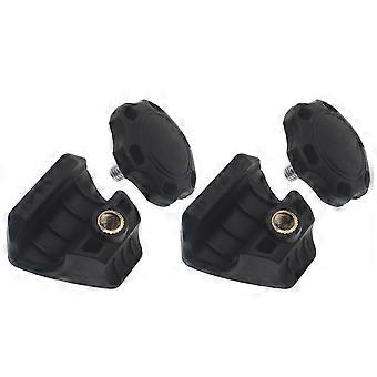 2 Stück Footballhelm-Clips, Nylon-Visierschrauben zur Befestigung, einfache Montage
