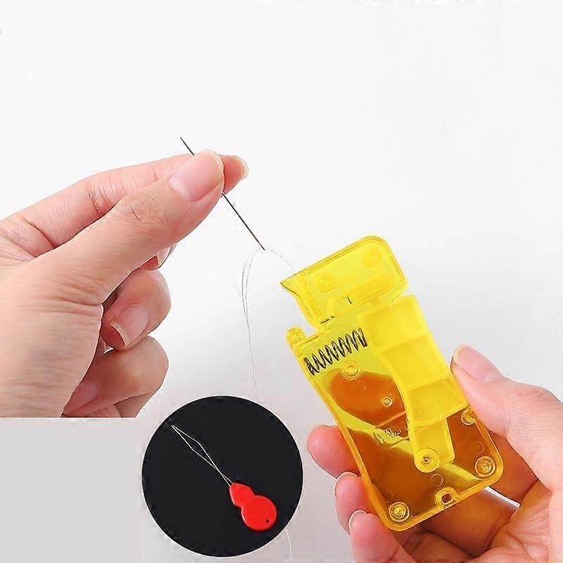 1pcs Automatic Needle Threader Plastic Wire Stitch Insert Craft Tool Hand Sewing