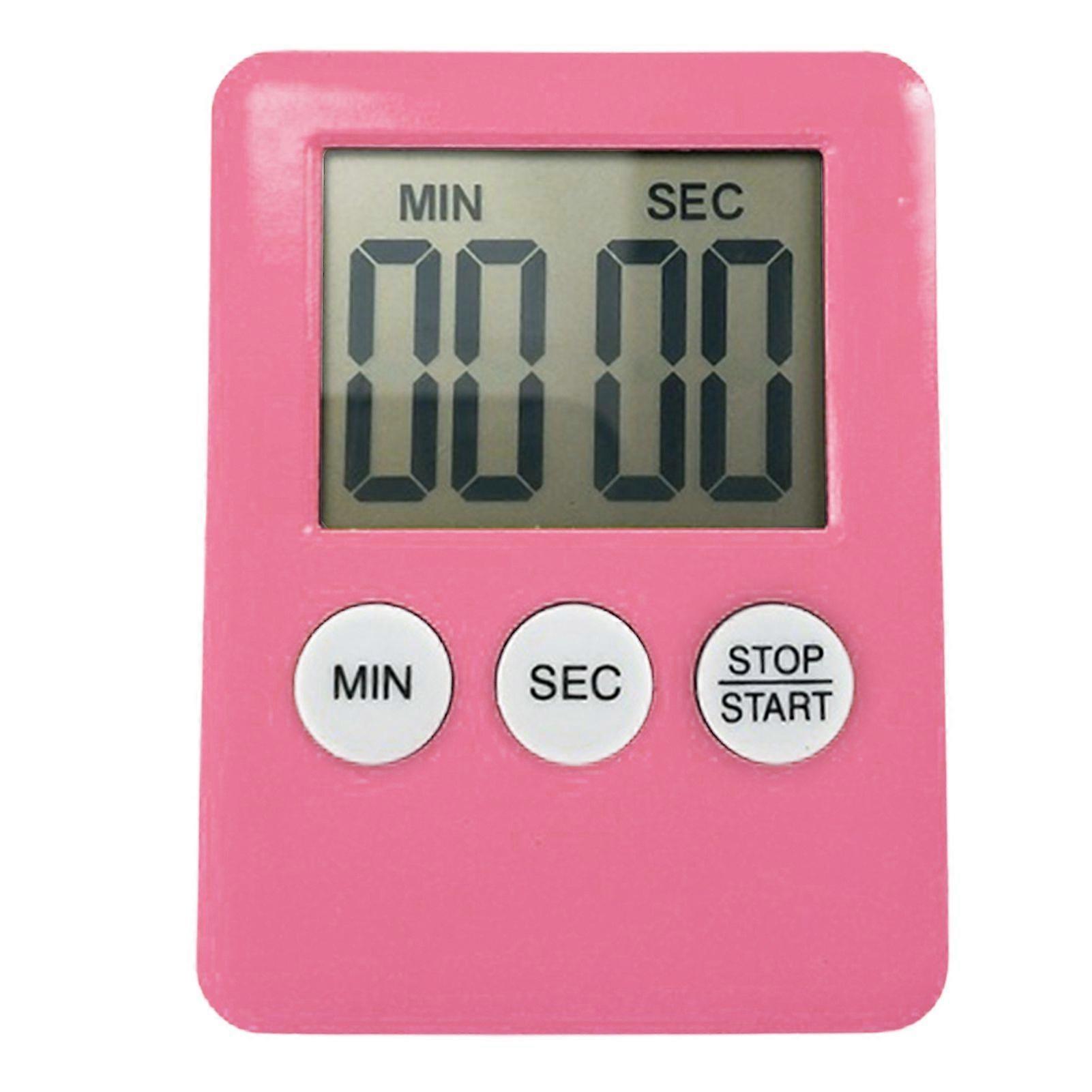 Cooking Timer Practical Smooth Surface ABS LCD Screen Magnetic Baking Reminder for Kitchen