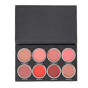 Langmanni 8 kolorów Blush Palette Contour Highlight Matowy róż do policzków do makijażu twarzy