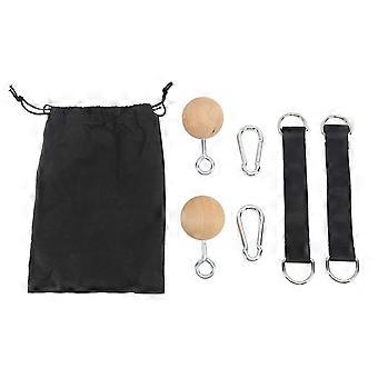 Wooden Pull Up Balls Rock Climbing Holds Training Set Arm Strength Trainer Pull Up Ball