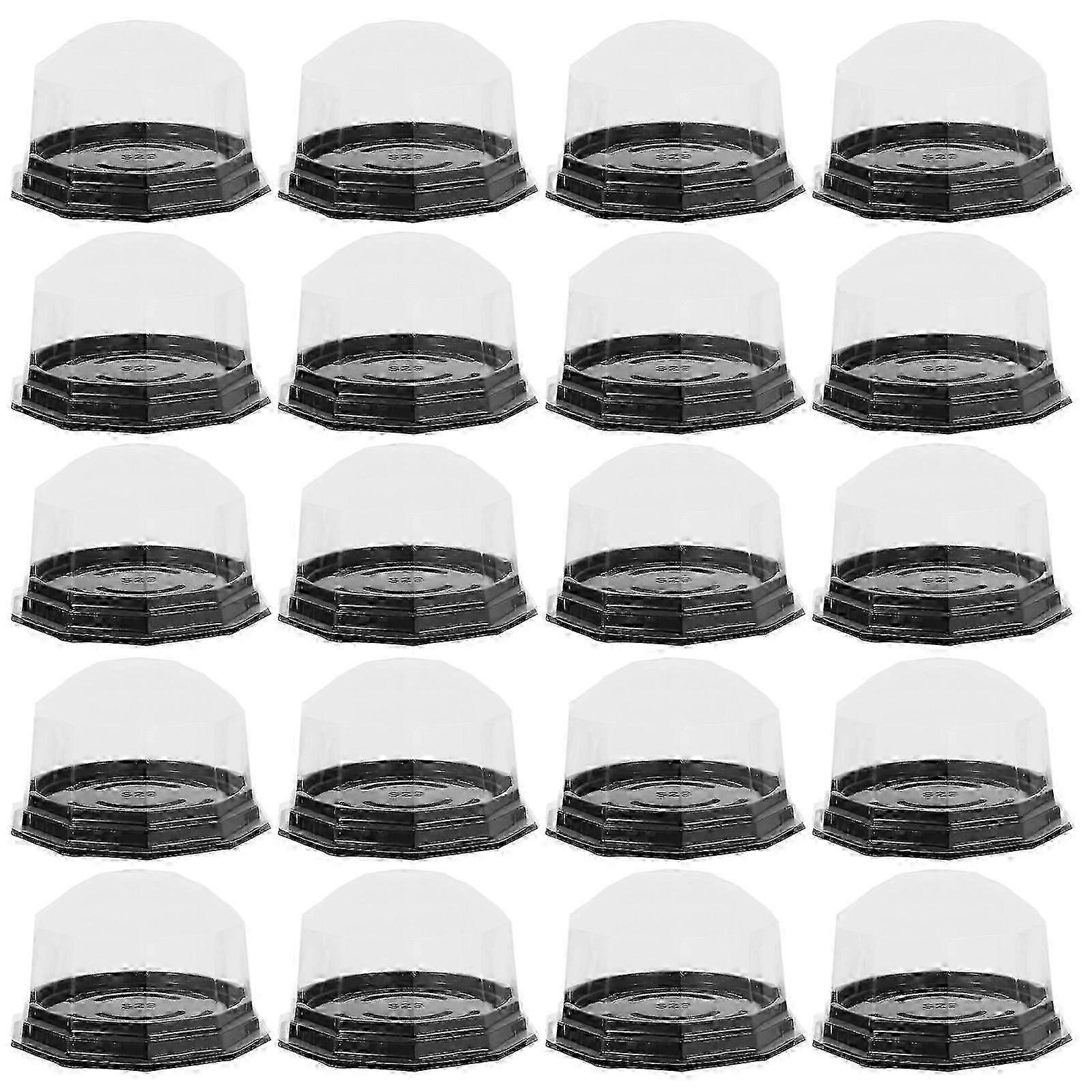 100Pcs Polygonal Storage Boxes with Lids