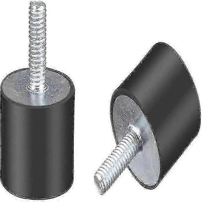 2pcs M6 shock absorbers rubber mounts with studs