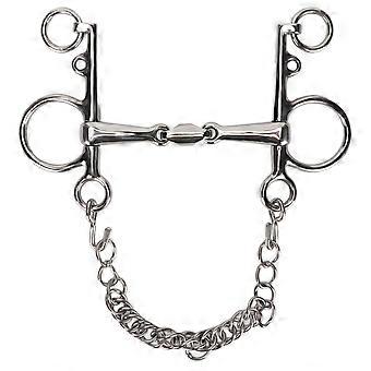 Rustproof Stainless Steel Pelham Bit for Training and Responsive Riding