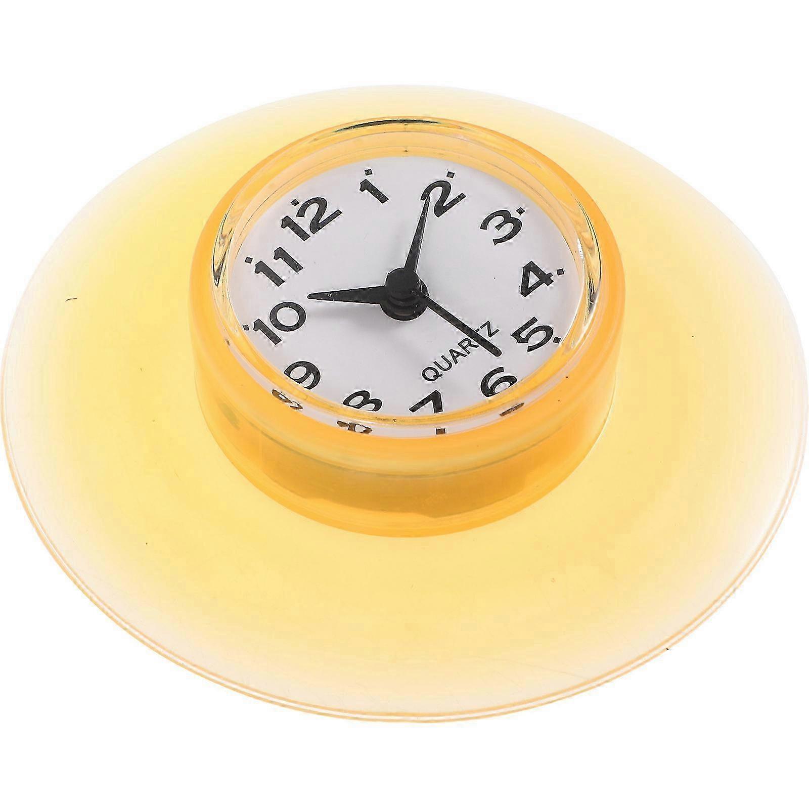 Bathroom Clock Waterproof Shower Clock Suction Cup Table Clock compatible with Kitchen