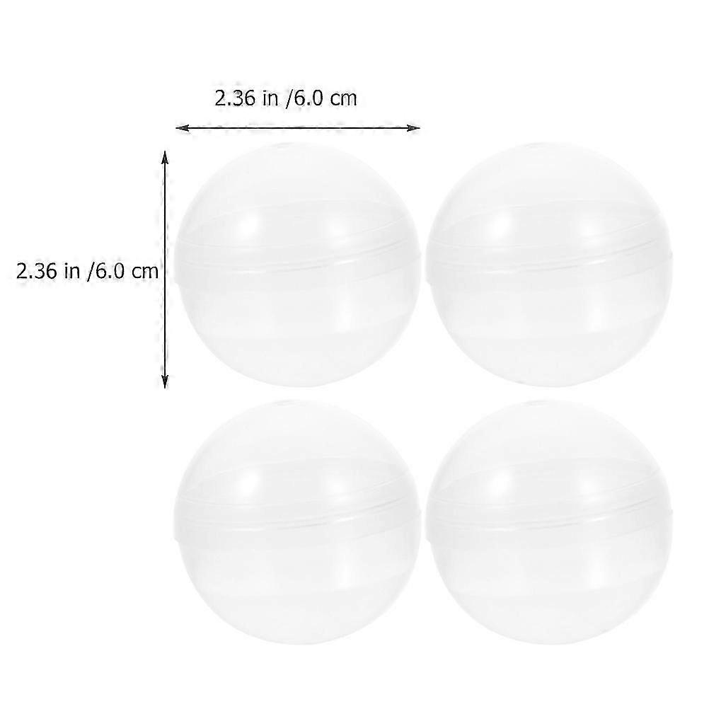 50 pcs Vending Machine Empty Capsules Toy Vending Machine Round Clear Capsules