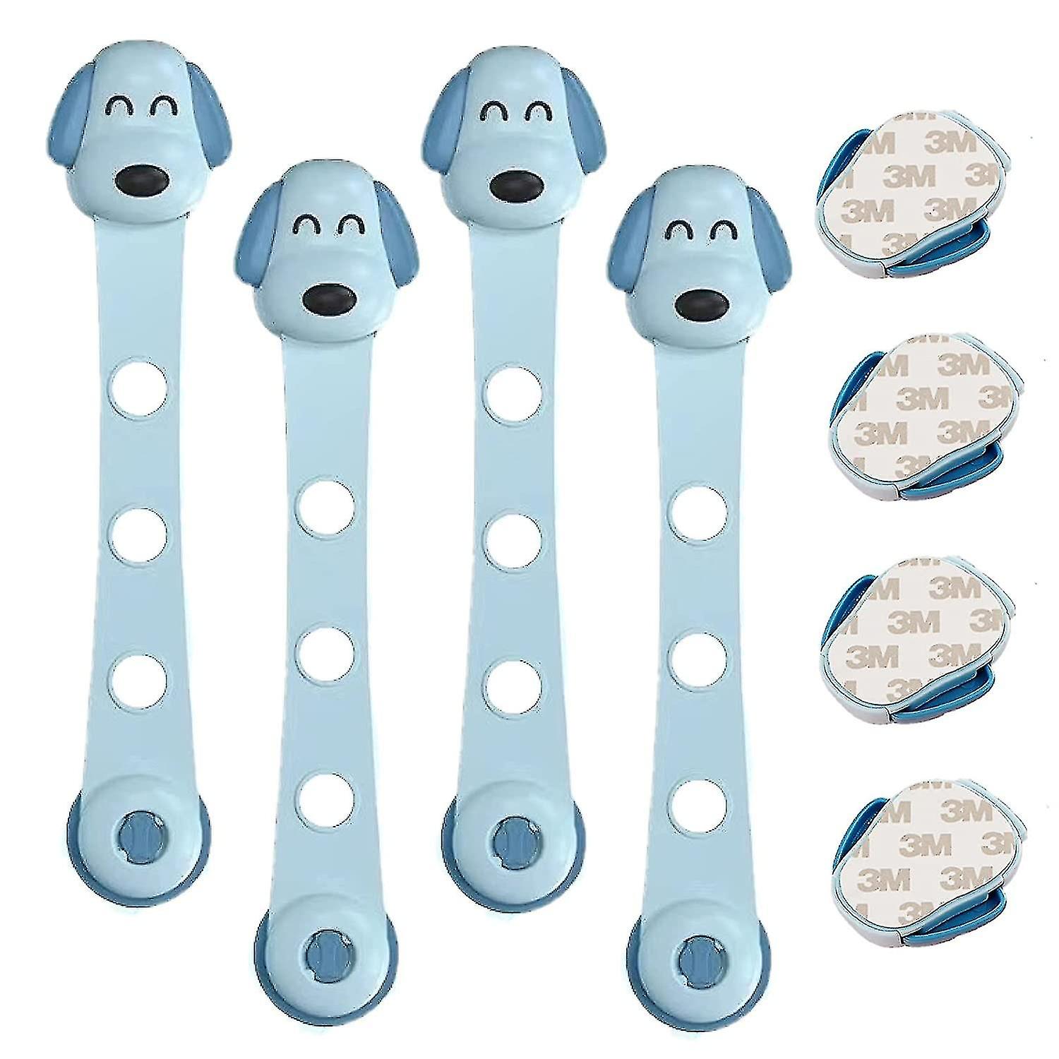 4pcs Baby Proofing Cabinets Locks