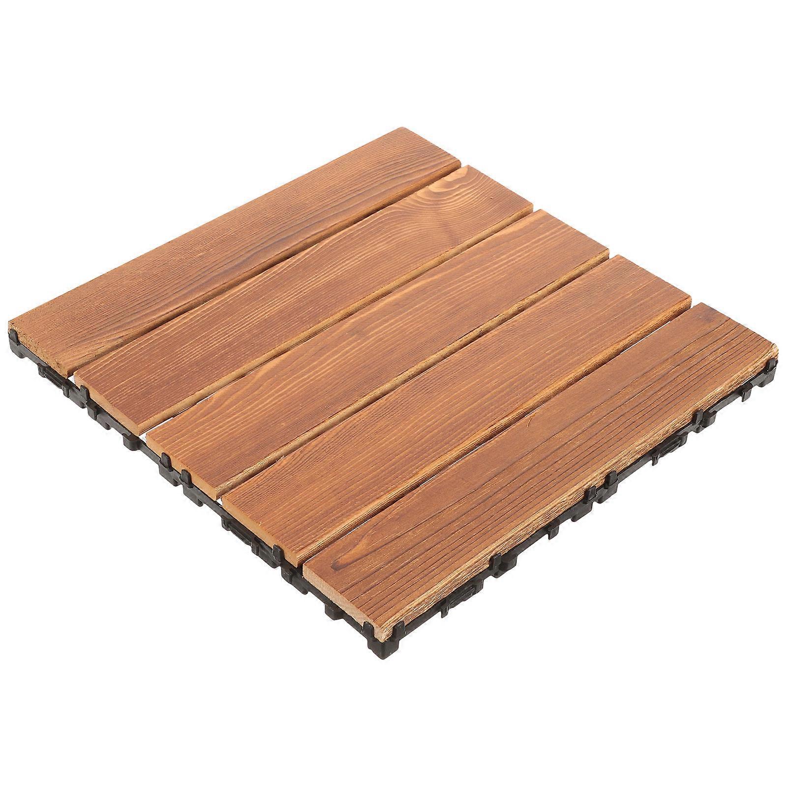 Balcony Deck Tile Patio Deck Tile Outdoor Flooring Decoration Multipurpose Interlocking Tile