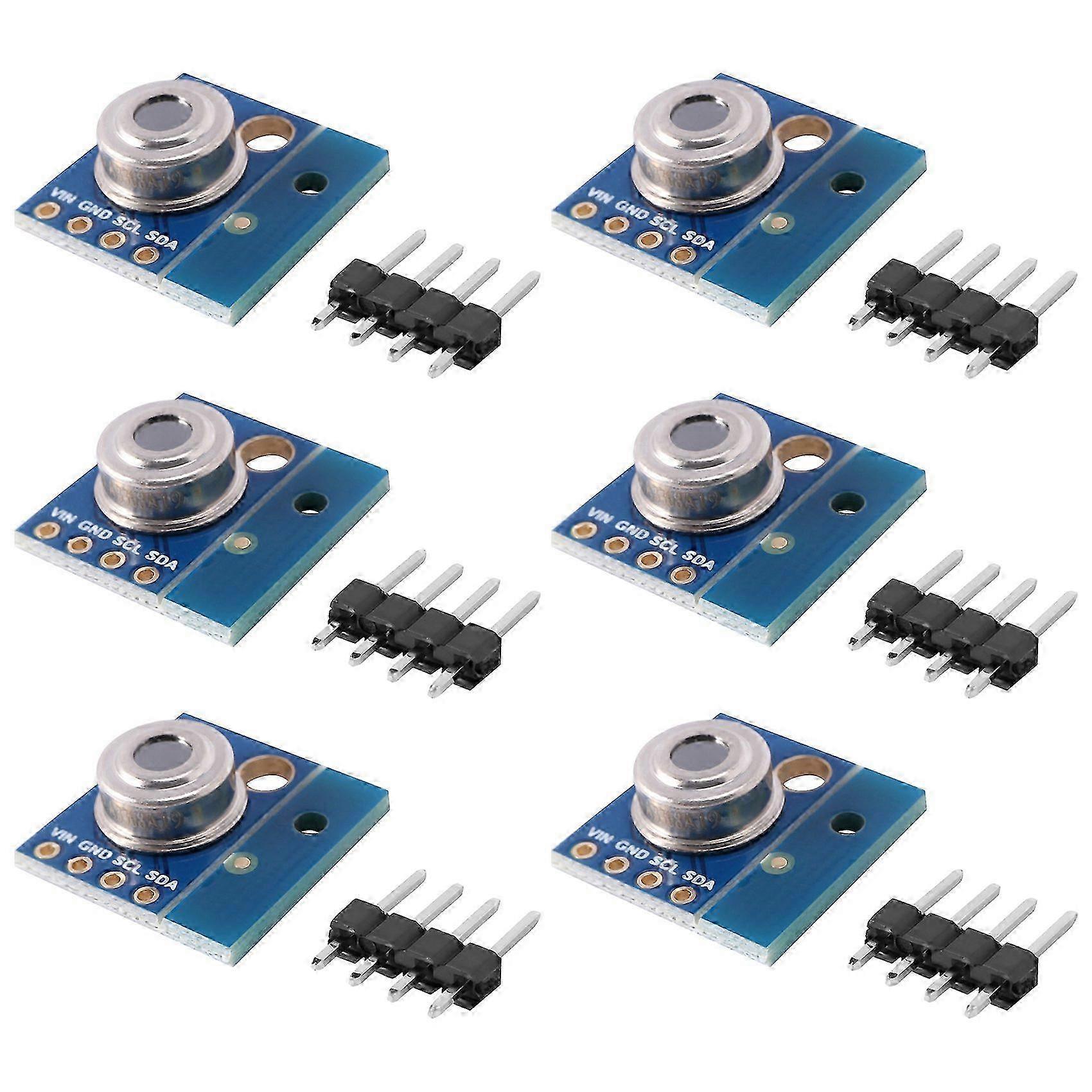 6X MLX90614ESF MLX90614 Contactless Temperature Sensor Module