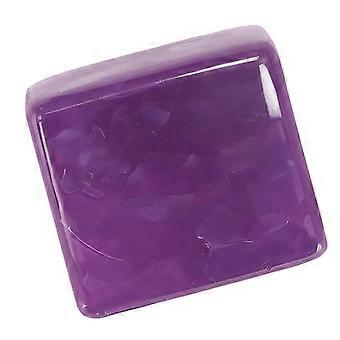 Ice Block Stress Relief Squeeze Stretchy Toy Soft Stress Ball For Adult And Kids Fun Sensory Stimulation Slow Rising Toy Purple