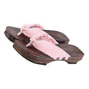 Stylish Lady Clogs Comcompatible withtable Pink Cloth Sandals Fashionable Design Size Options Available