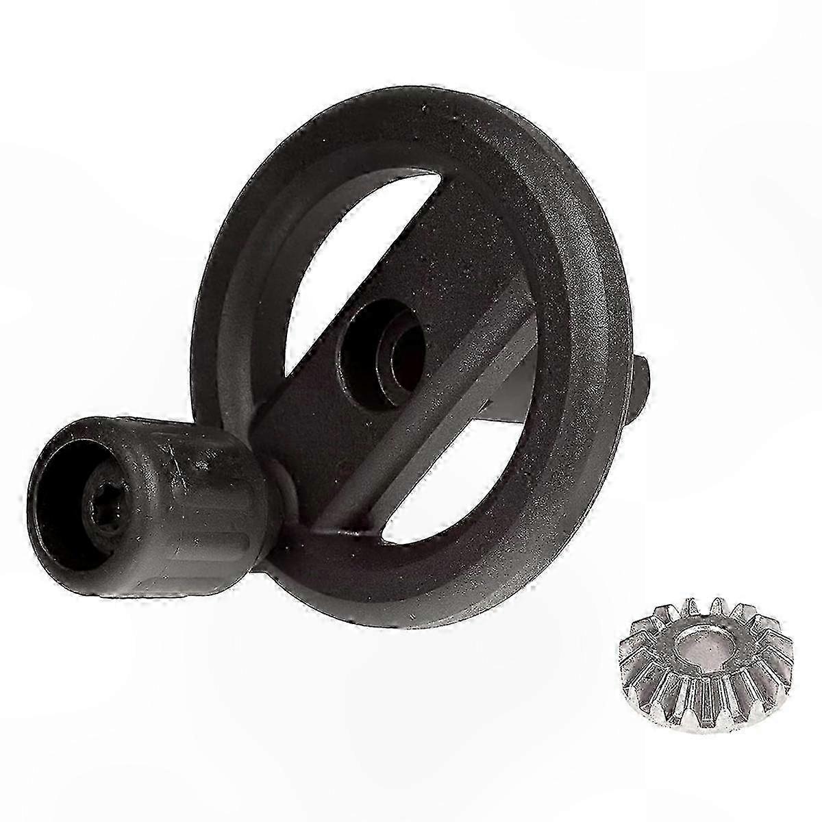 Replacement Hand Wheel and Bevel Gear compatible with Compact Table Saws Type 1 and Type 2 Models