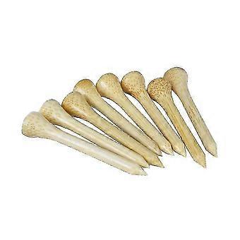 100szt Bamboo Tee Golf Balls Holder, golf Ball Tee Ball Pin Nail Kick 54mm