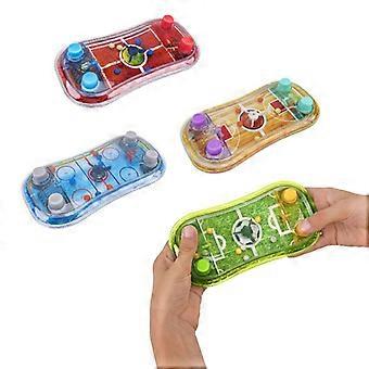 Creative Water Ring Toss Football Basketball Hockey Game, Portable Handheld Puzzle Toy for Kids, Stress Relief Gift