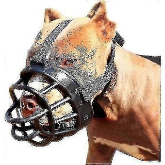 Soft Basket Muzzle For Dogs Secure And Comfortable Fit, Better Prevent Bites, Chewing And Barking Muzzle zxin -N