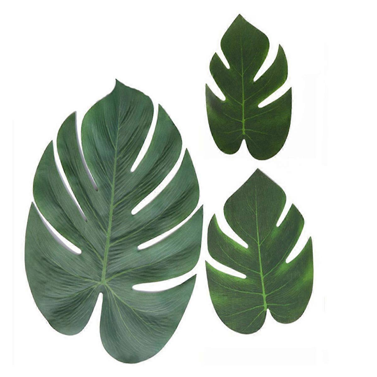 Artificial Monstera Leaf Green Simulation Leaves for Decoration