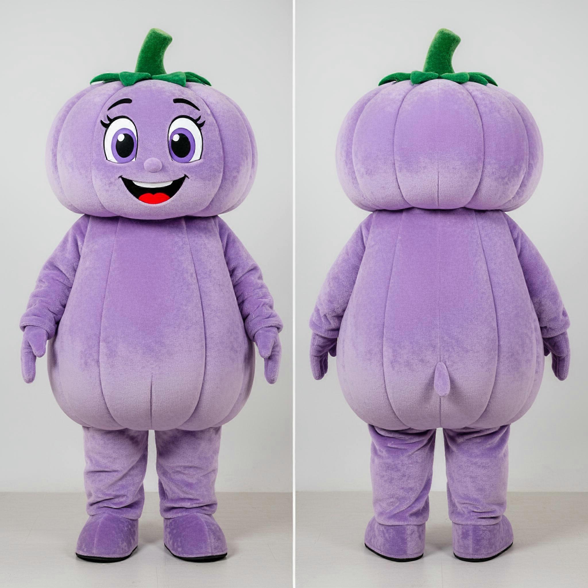 MASTICOT Lavender Velvety Pumpkin Mascot