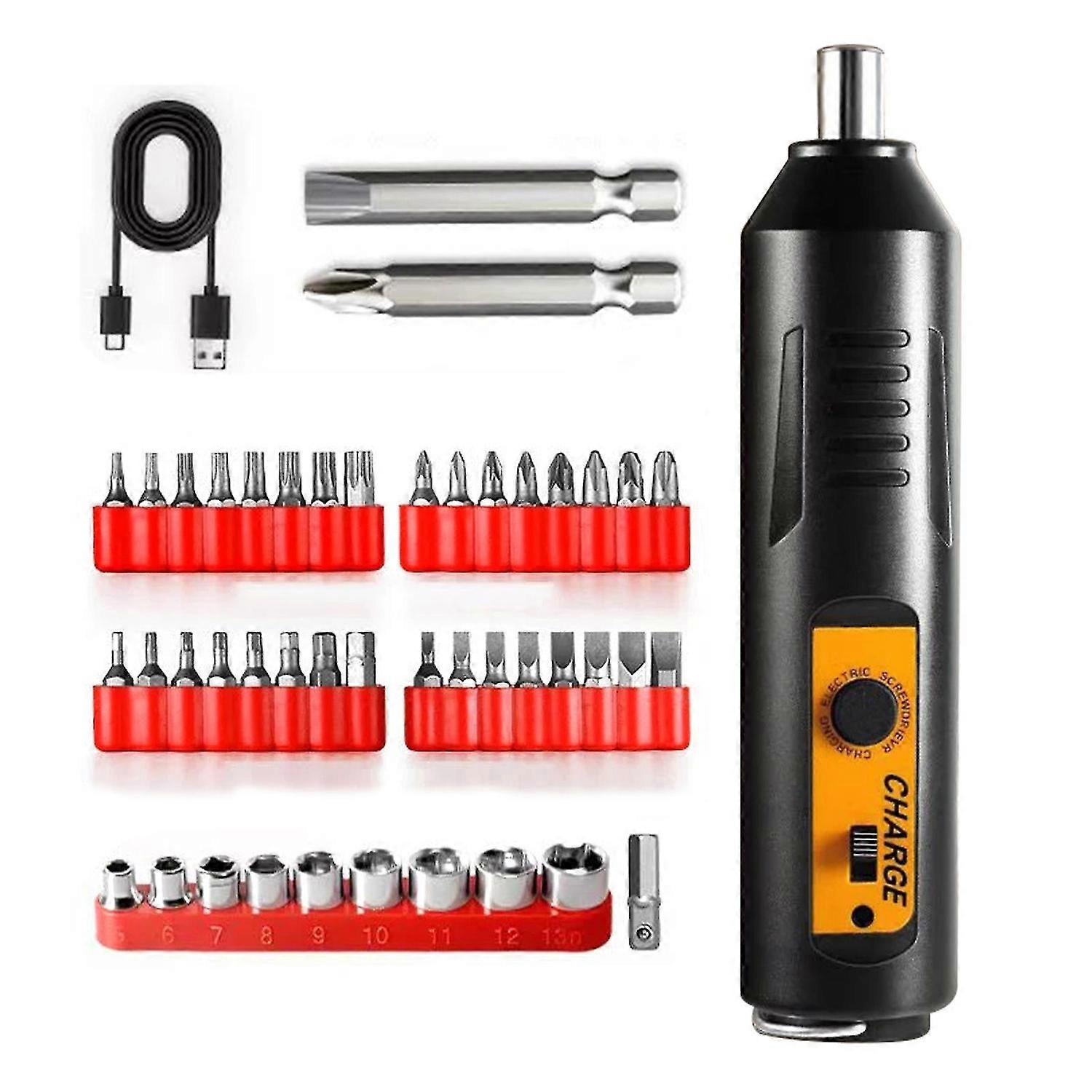 Electric Screwdriver Set with Large Battery Universal Repair Hardware Tool for Equipment Debugging
