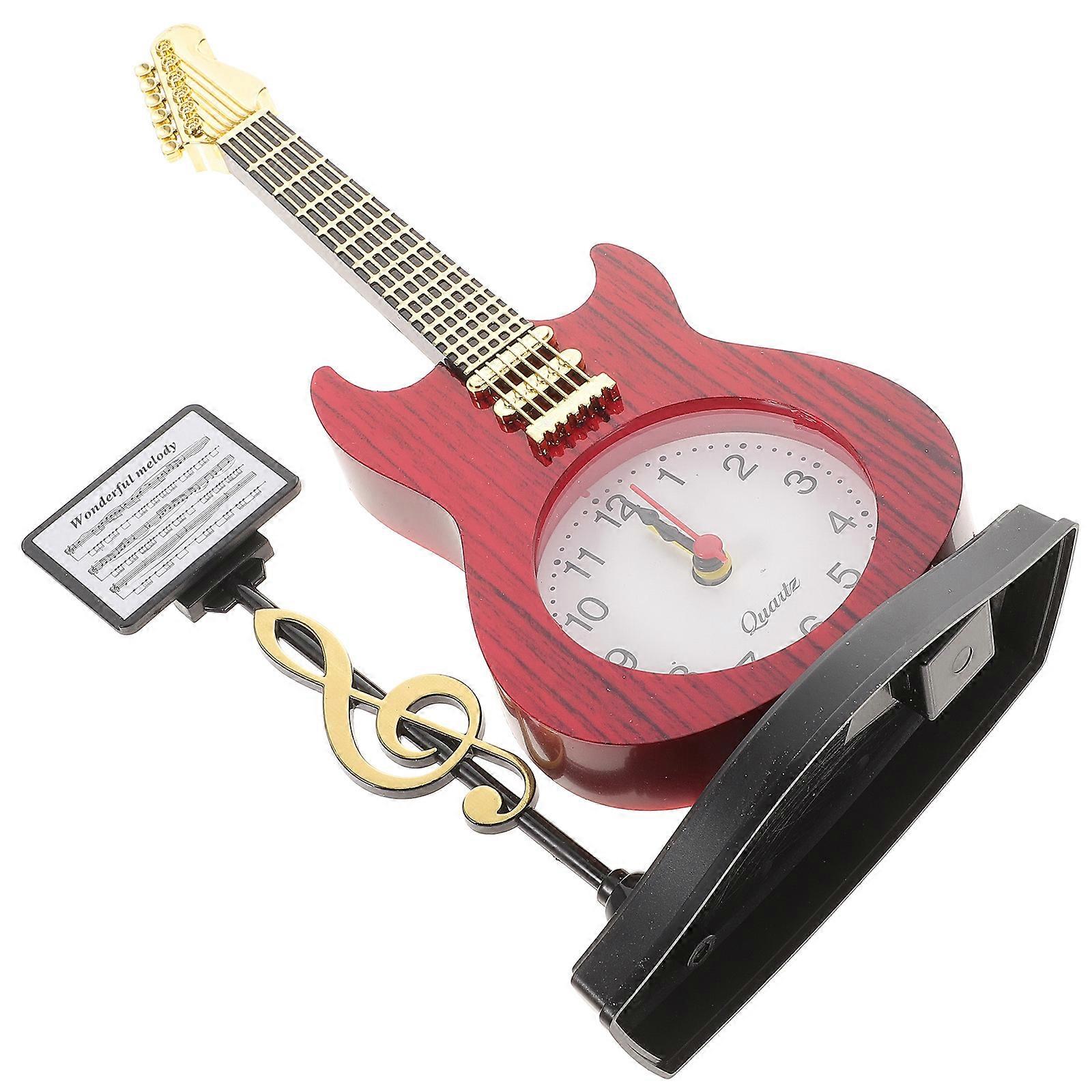 Clock Decorative Guitar Shape for Decor