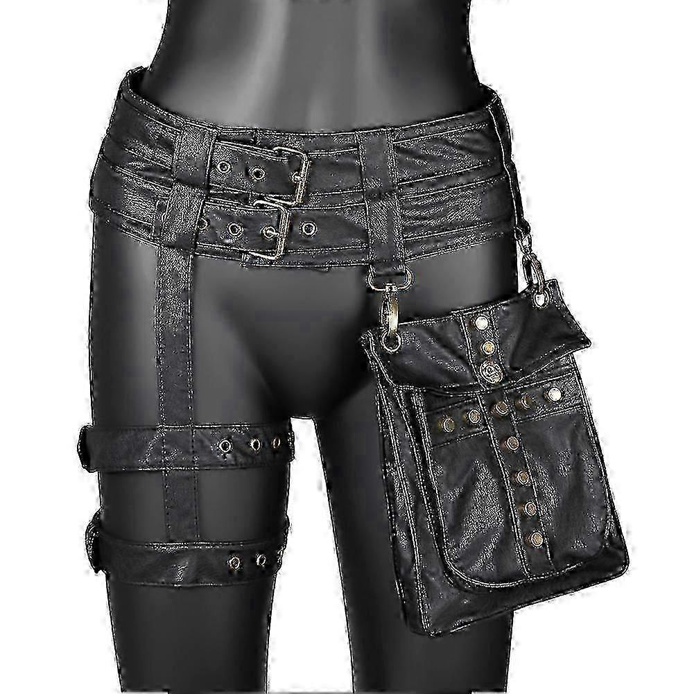 Adjustable Steampunk Waist Pouch
