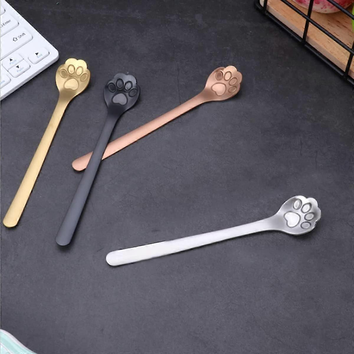 4 Piece Cat's Claw Coffee Spoon