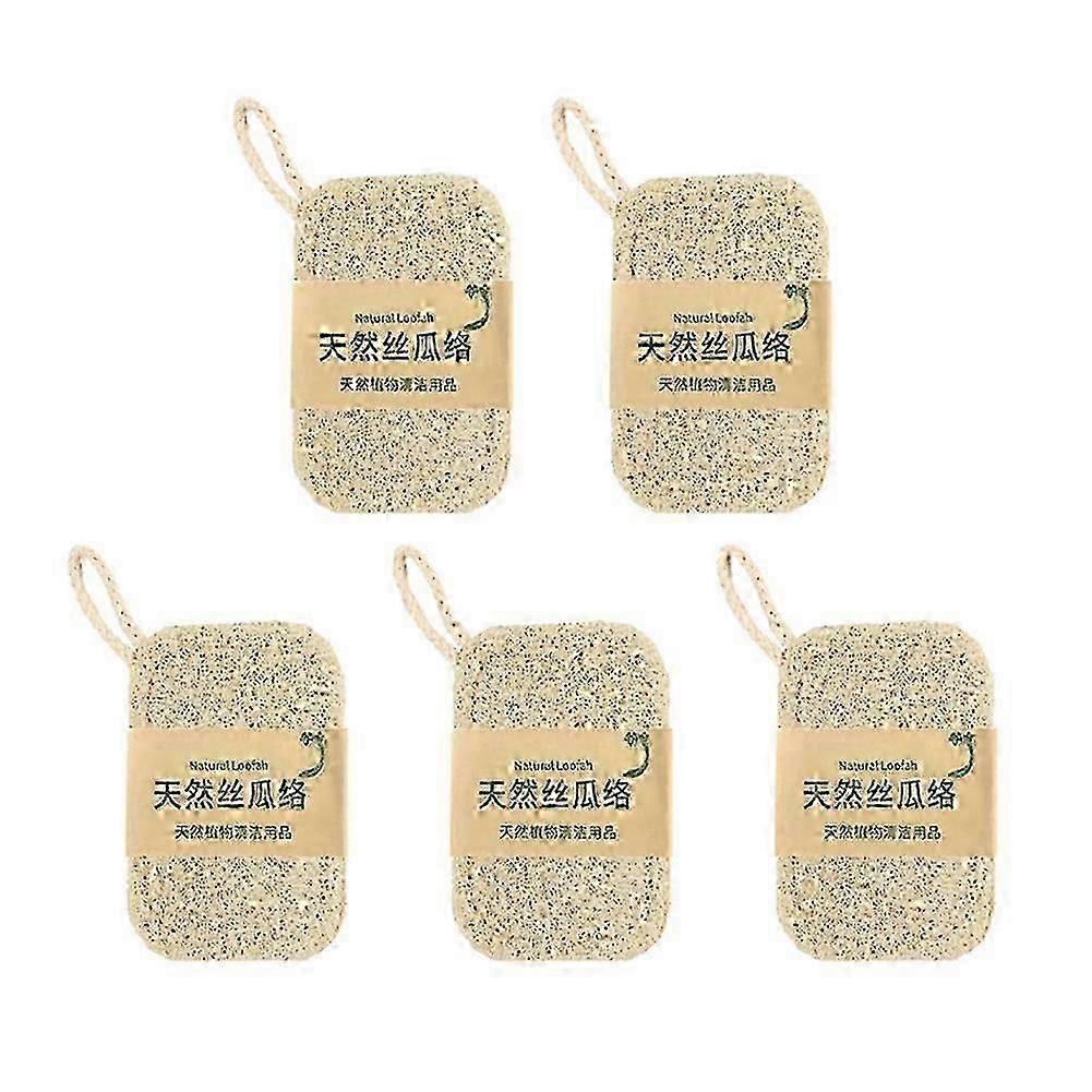 Natural Loofah Sponge, Rectangular, Creative, Practical, DIY, is Used to Clean Oily Objects.