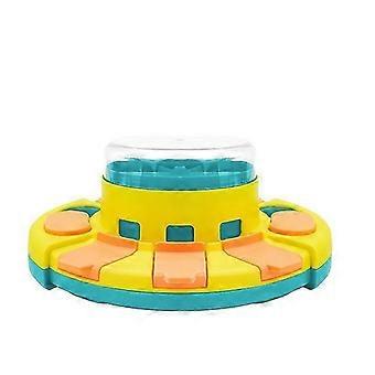 1 unidade de brinquedo alimentador automático para animais de estimação, com mecanismo de pressão para alimentação lenta, sem necessidade de pilhas.