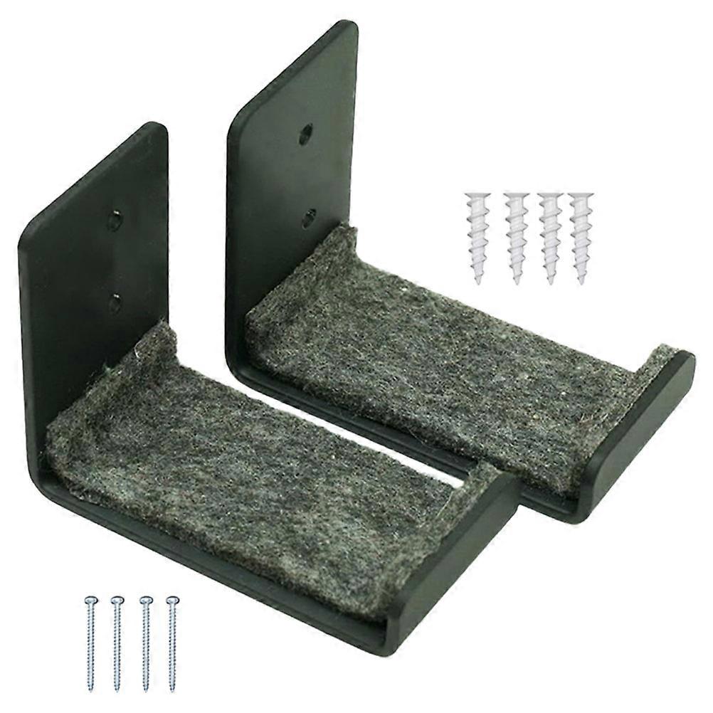 Grey Snowboard Display Holder Wall Mounted Rack 2Pcs for Efficient Storage