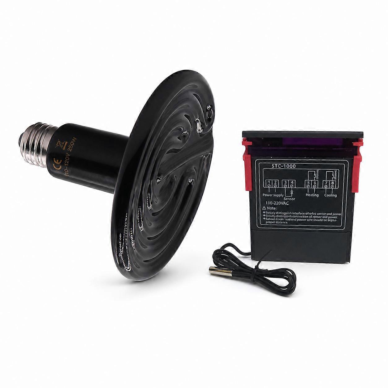 Reptile Heating Lamp Thermostat Microcomputer Alarm Precision Brooder Snake