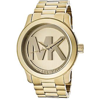Michael Kors Runway Uhr für Frauen Analog Quarz mit MK5473 Edelstahl Armband