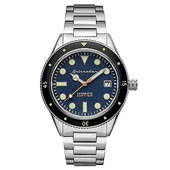 Spinnaker vintage cahill montre pour homme analogique automatique avec bracelet en acier inoxydable SP-5075-22