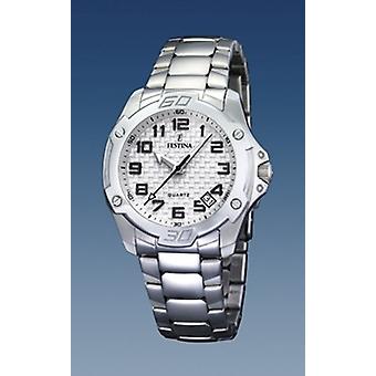 Festina f16387-1 Quartz Analog Woman Watch with Stainless Steel Bracelet F16387-1