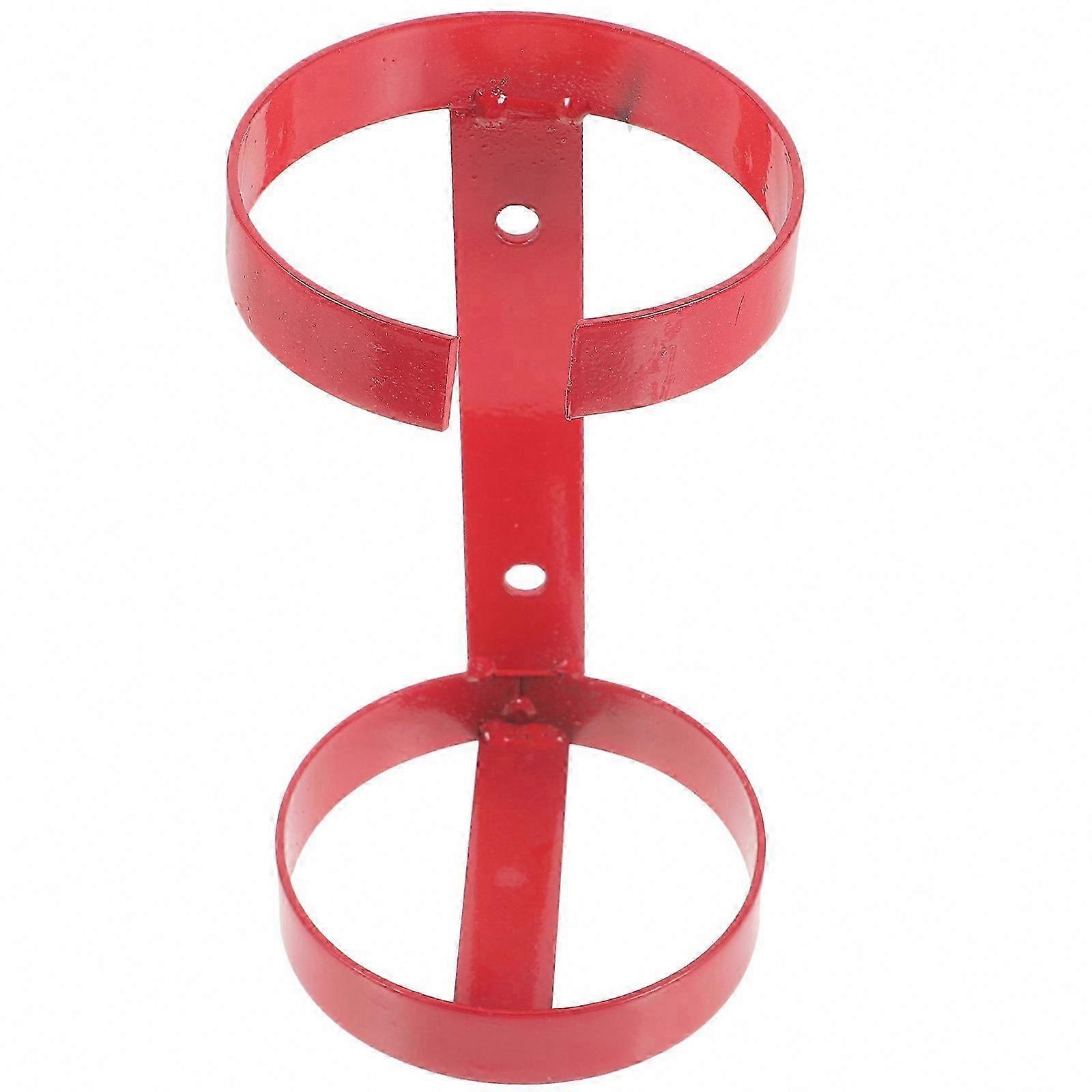 Secure Wall Mounting Iron Bracket for Fire Extinguisher | Practical Holding Mount