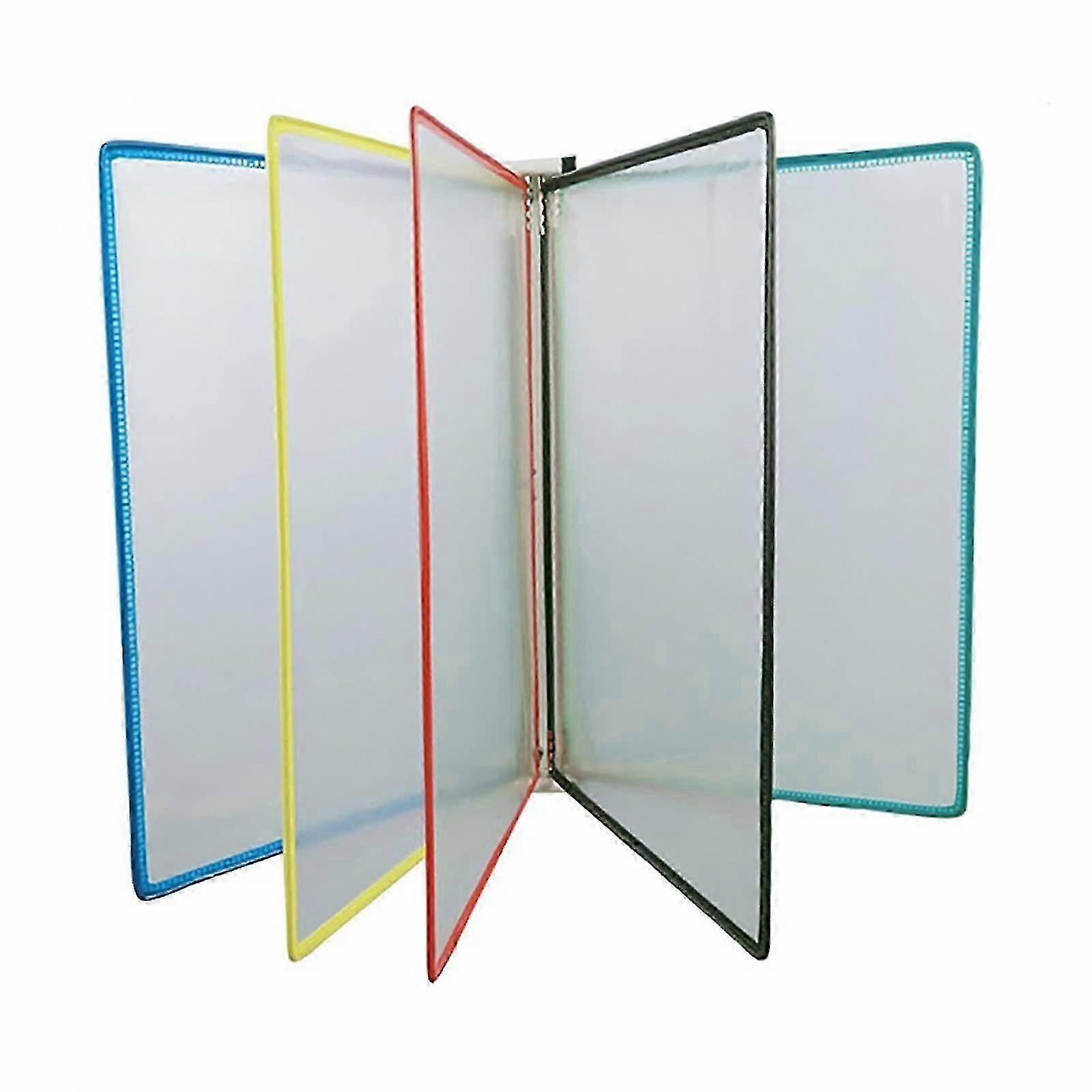 Wall-Mounted Magnetic A4 Document Holder, 33x23x5.8CM Multicolor Stand for Leaflets & Documents