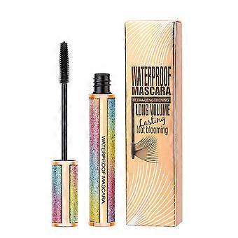 Waterproof Volumizing Mascara 3ml Pink, Longwear Sweatproof Formula with False Lash Effect and Slim Brush