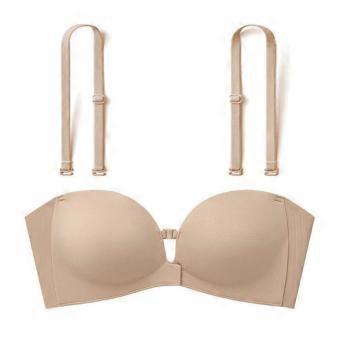Padded Non-Slip Strapless Bra for Women - Soft Breathable Comfort, Summer Off-Shoulder Outfit Essential lj