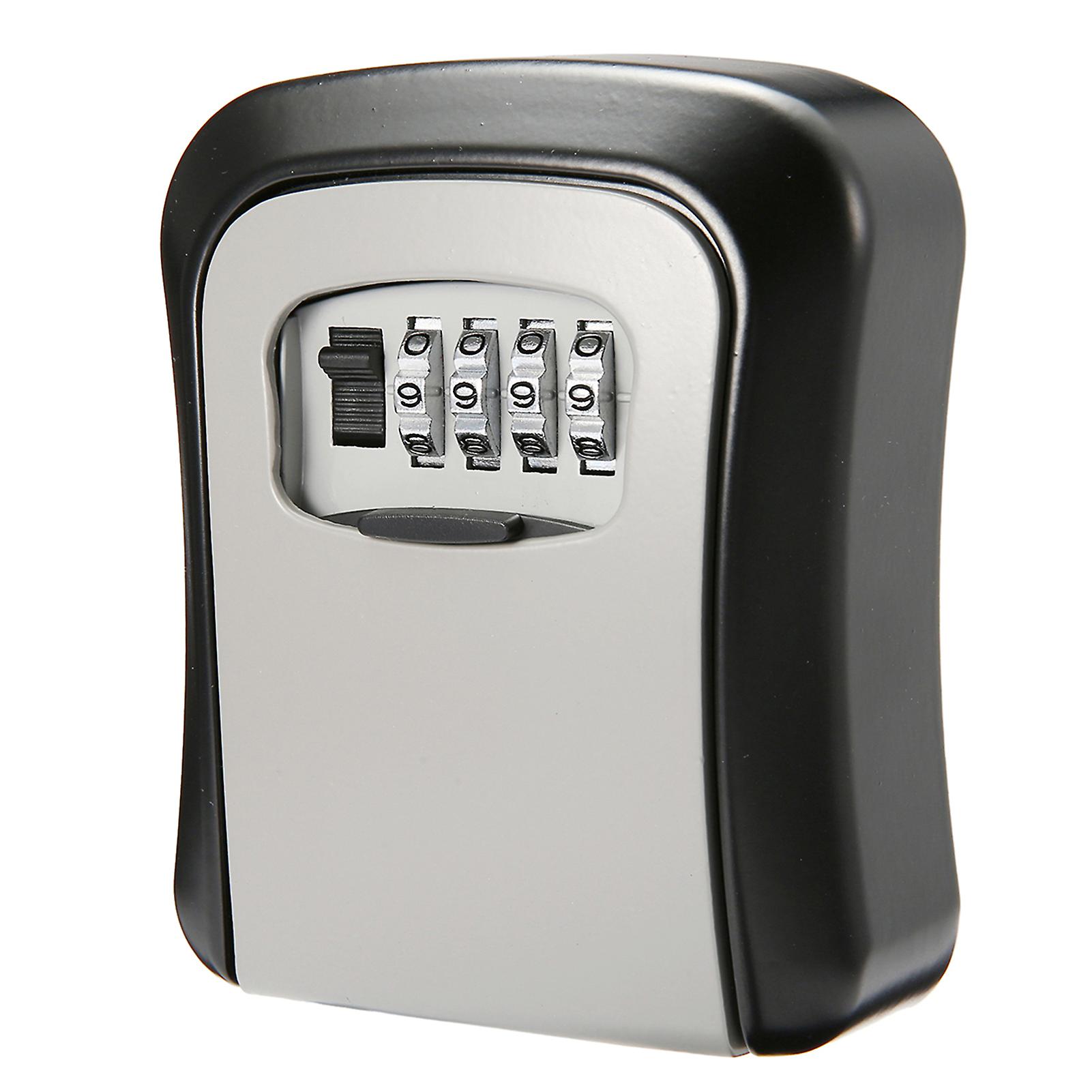 Aluminum Alloy Wall Mount Key Box 4-digit Combination Password