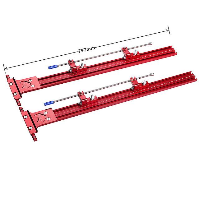 Parallel Rail Guide System Aluminium Alloy Circular Saw Track Set Fixed Guide Rail Bracket For Track Saw Track Repeatable Cuts
