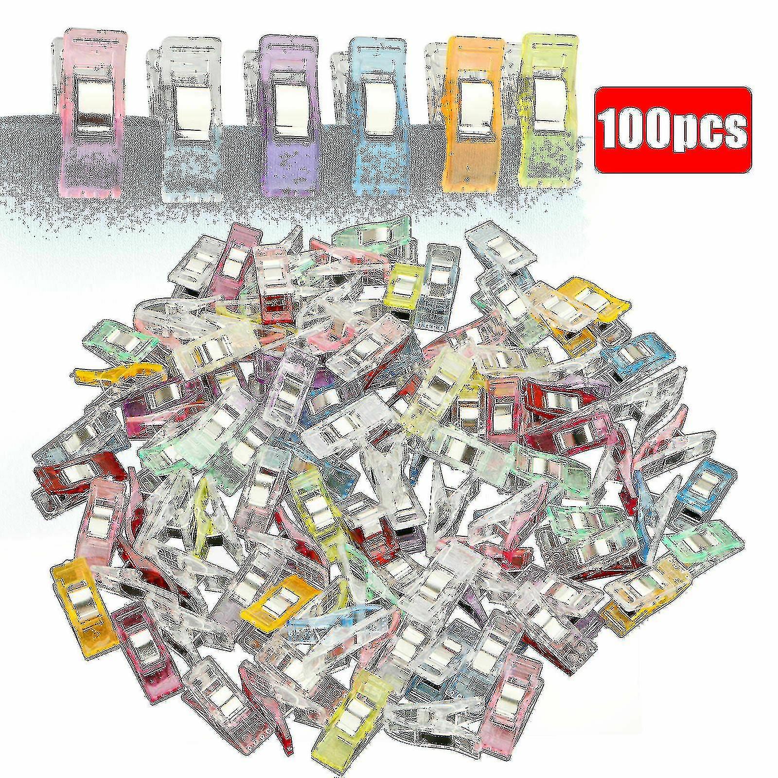 100pcs Sewing Clips, Fabric Clamps