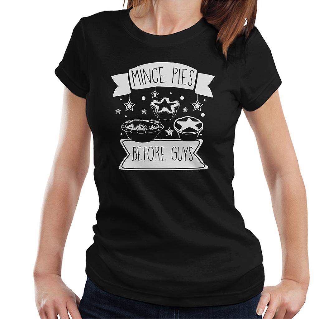 Vánoční koláče před chlapama ženy ' s tričko