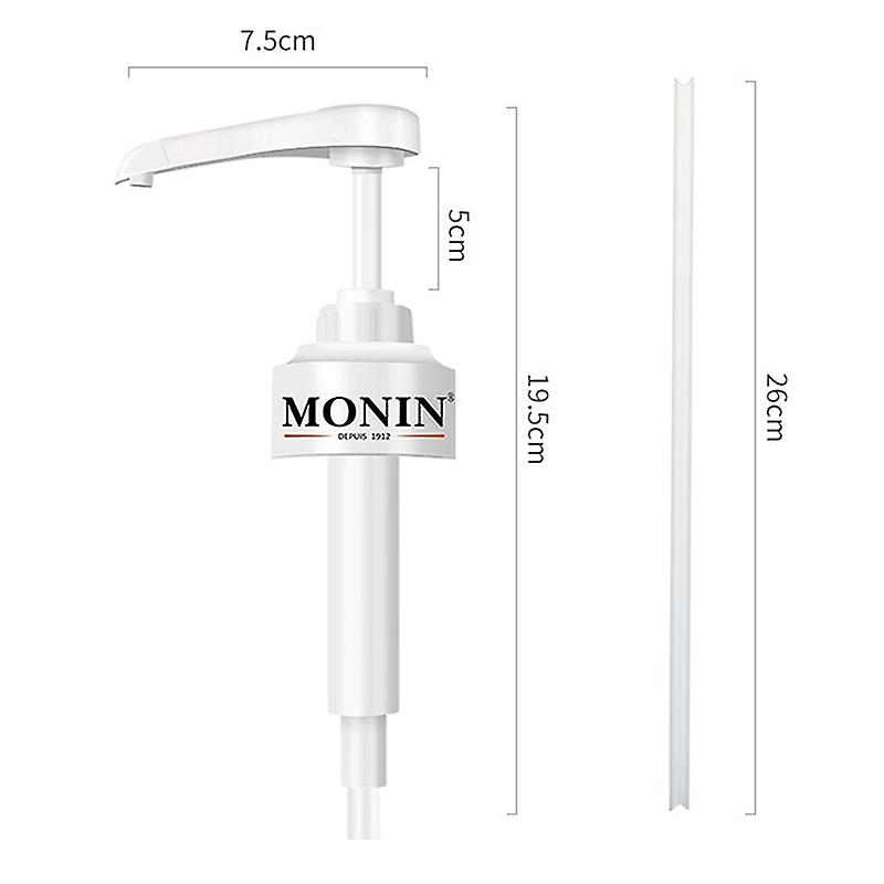 Kaffe 1 liters dispenser sirap pump kaffe sirap pump topper dispenser