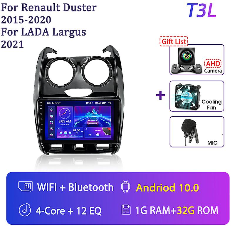 Android 2 Din Car Radio For Duster 2015 - 2021 For Lada Largus 2021 Multimedia Player Carplay Auto Gps Navigation