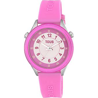 Tous watches mini self time women's watch Analog Quartz with Silicone bracelet 200358050