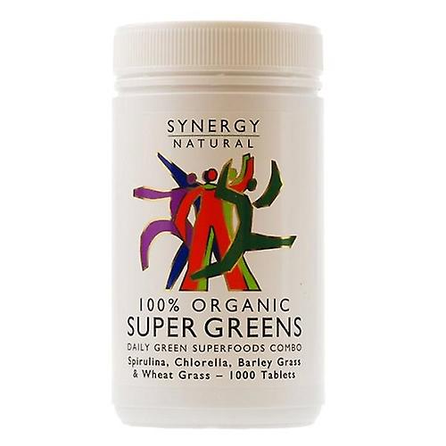 Synergy Natural Organic Super Greens, 1000 tablets