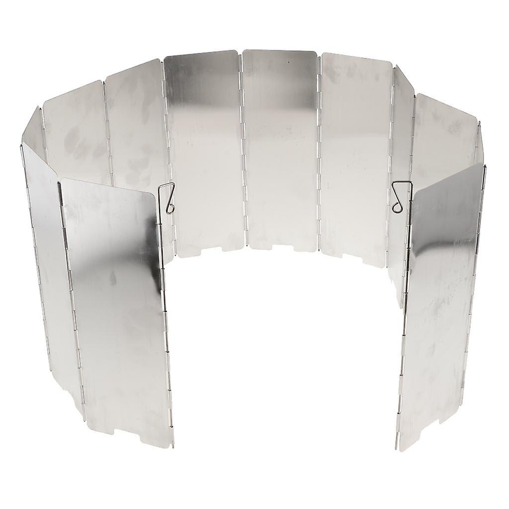 Folding Camping Cooker Gas Stove Wind Shield Screen Windshield