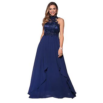 KRISP Femmes Diamante Fitted Long Fishtail Party Bridesmaid Wedding Maxi Prom Robe