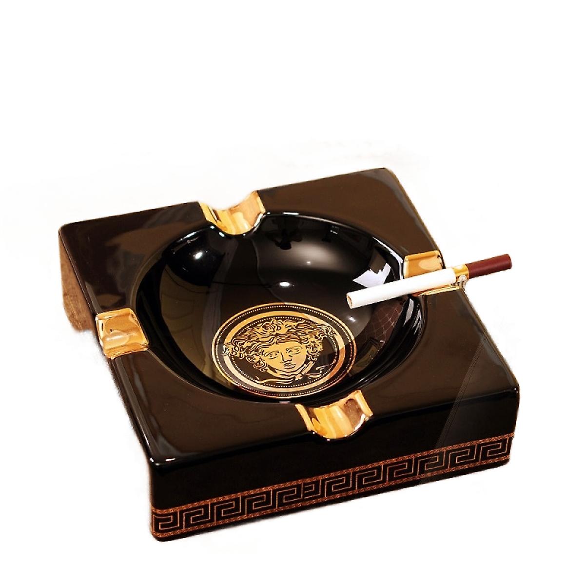 Gadget ashtray square ceramic cigar ashtray